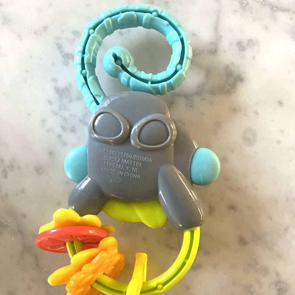 Fisher Price Stroller Monkey Rattle Toy - Picture 2 of 2